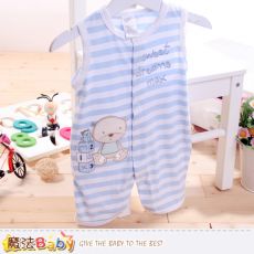 魔法Baby~包屁衣 法國設計純棉寶寶無袖連身衣~K41811