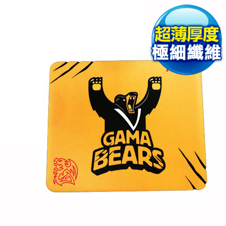 Thermaltake曜越 Gama Bears橘子熊鼠墊