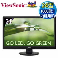 ViewSonic 優派 VA2445M 24型 Full HD 超高畫質LED螢幕