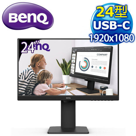 BenQ 明基 GW2485TC 24型 IPS USB-C 光智慧護眼螢幕