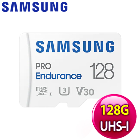 Samsung 三星 PRO Endurance 128GB MicroSDXC CL10/UHS-I 記憶卡(100MB/s)