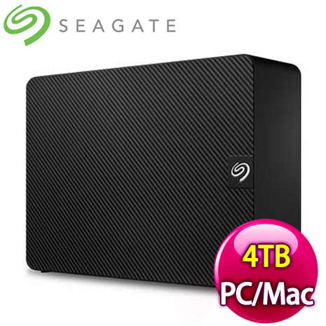 Seagate 希捷 新黑鑽 Expansion Desktop 4TB 3.5吋外接硬碟(STKP4000400)