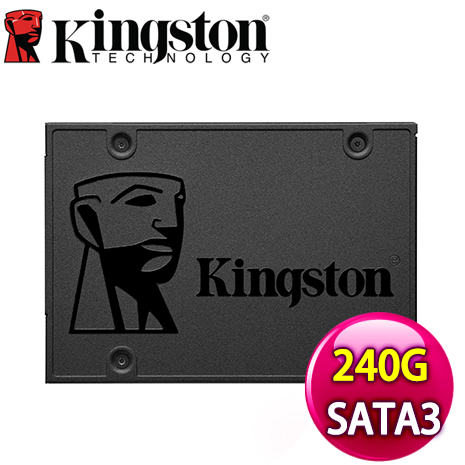 Kingston 金士頓 A400 240G 2.5吋 SATA SSD固態硬碟【三年保】