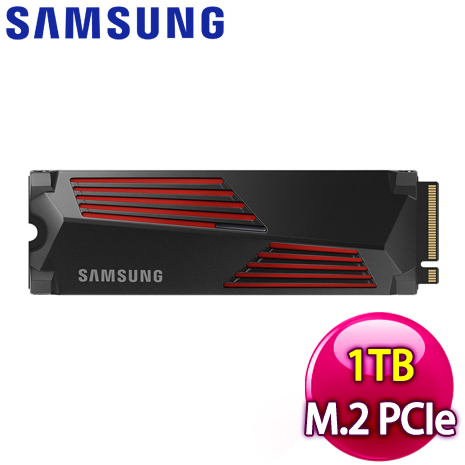 Samsung 三星 990 PRO 含散熱片 1TB NVMe M.2 2280 PCIe SSD(MZ-V9P1T0CW)
