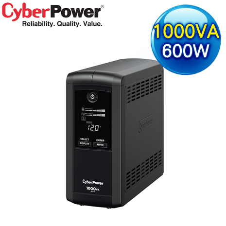 CyberPower CP1000AVRLCDA 1000VA UPS在線互動式不斷電系統