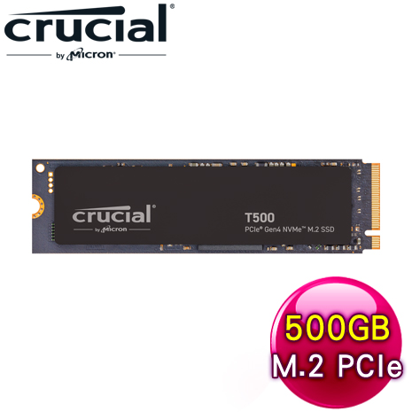 Micron 美光 Crucial T500 500G M.2 PCIe 4.0 SSD固態硬碟
