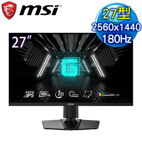 MSI 微星 G274QPF E2 27型 2K 180Hz HDR電競螢幕
