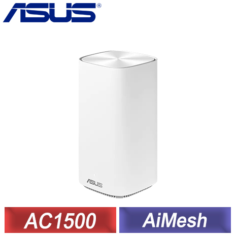 ASUS 華碩 ZenWiFi AC Mini CD6 AC1500 Mesh網狀網路系統 路由器分享器(單入)《白》