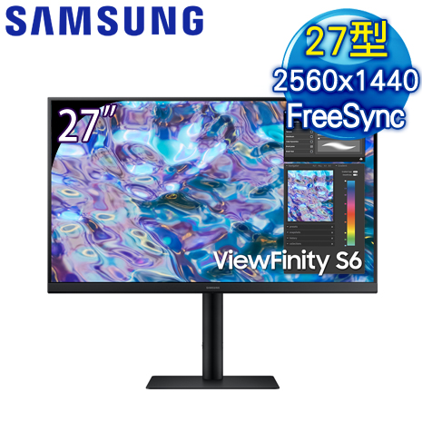 Samsung 三星 S27B610EQC 27型 IPS 2K 窄邊美型螢幕