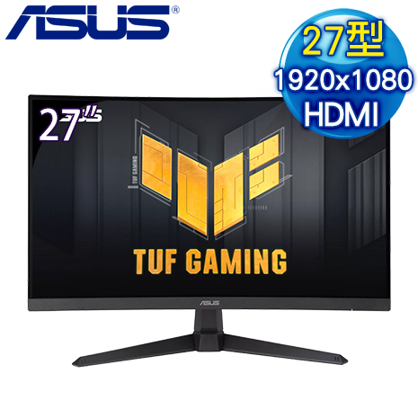 ASUS 華碩 TUF Gaming VG27VQ3B 27型 180Hz 曲面電競螢幕(HDMI/DP)