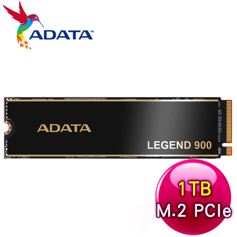 ADATA 威剛 LEGEND 900 1T PCIe4.0 Gen4x4 M.2 SSD固態硬碟(讀:7000M/寫:4700M)(附散熱片)