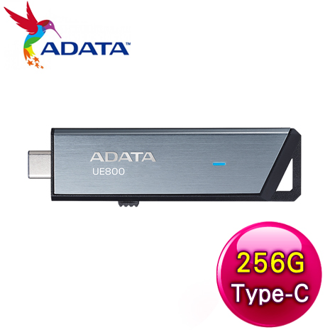 ADATA 威剛 UE800 256G Type-C 極速USB3.2 Gen2 隨身碟