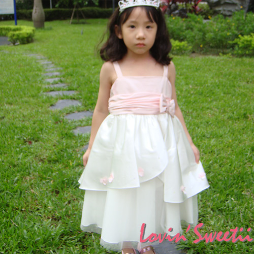 【Lovin’ Sweetii】粉彩小公主網紗童洋裝~粉紅限量款~12M