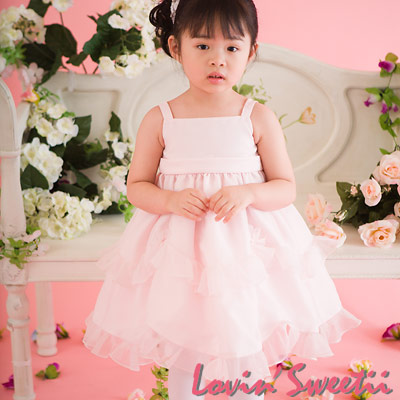 【Lovin` Sweetii】精緻小公主童洋裝~粉紅限量款~2Y