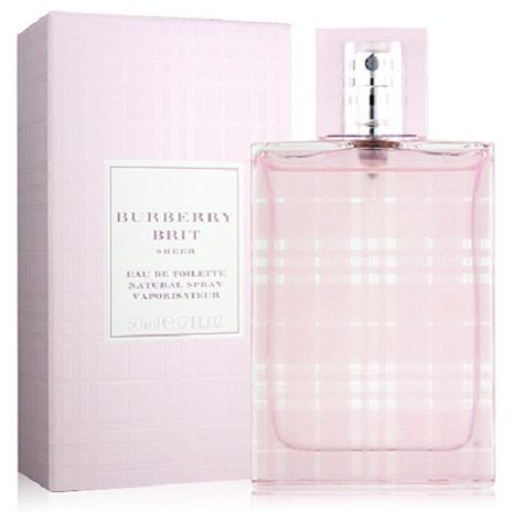 Burberry BritSheer粉紅風格女性淡香水 50ml