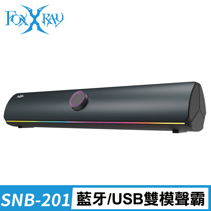 FOXXRAY 藍牙/USB 雙模式電競聲霸(SNB-201)