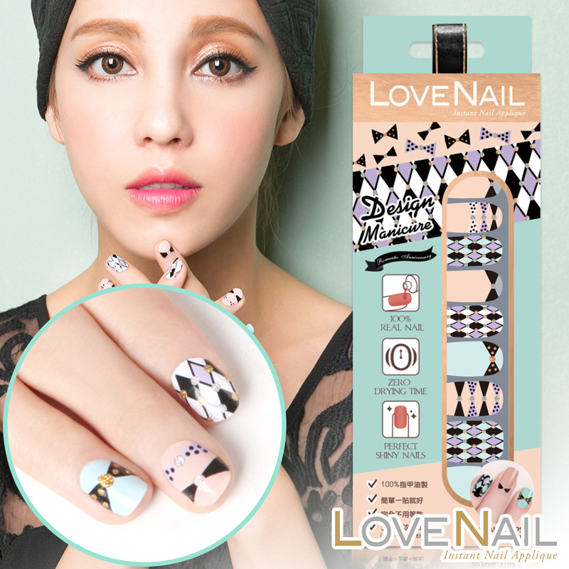 LOVE NAIL持久指甲油貼【造型系列】-浪漫紀念日