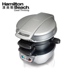 美國漢美馳 Hamilton Beach 多功能漢堡機 (銀色)