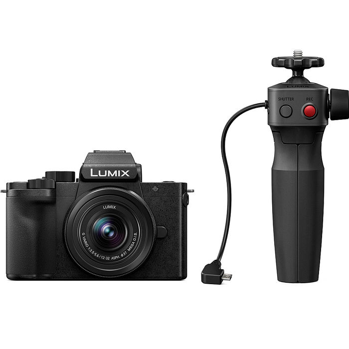 Panasonic G100 12-32mm + 三腳架握把組 G100V -送128G+原廠相機包+吹球拭筆組+專用電池+專用充電器+UV保護鏡37mm