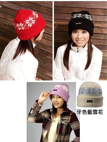 【SNOW TRAVEL】3M男女高級美麗諾85%羊毛帽AR-18(任選1頂)雪花摺邊款式