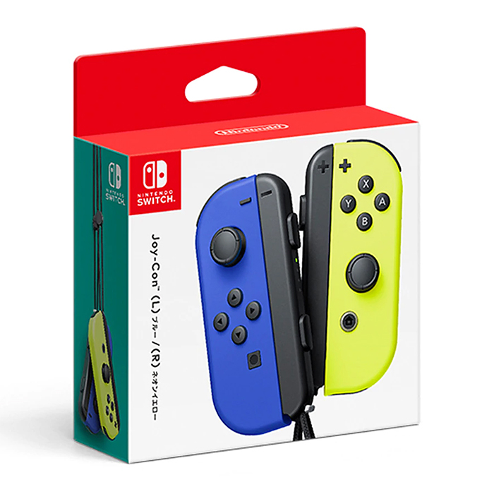 【Nintendo Switch】NS Joy-Con控制器(L)/(R)藍黃 ※附贈類比套1組