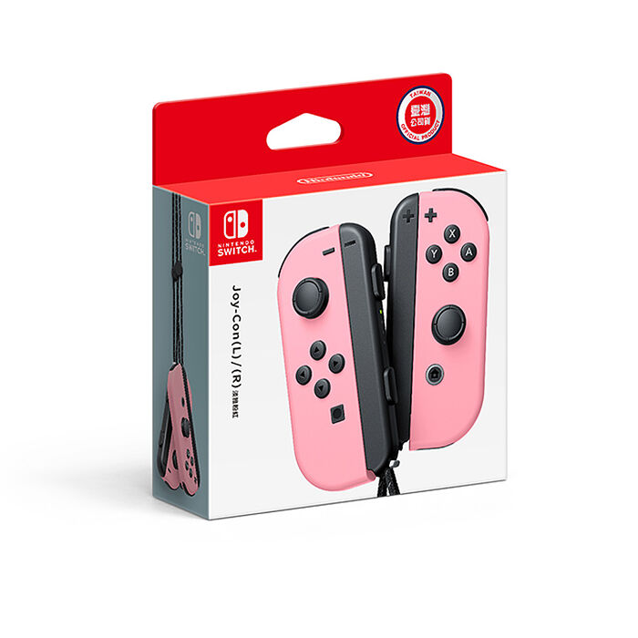 【Nintendo Switch】NS Joy-Con控制器(L)/(R)淡雅粉紅