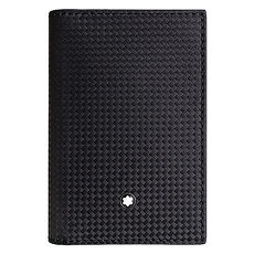 MONTBLANC 萬寶龍碳纖維紋牛皮名片夾 111141