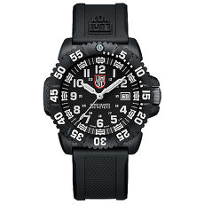 LUMINOX 雷明時 海豹部隊經典腕錶-黑x白時標/44mm A3051