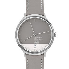 MONDAINE 瑞士國鐵設計系列限量腕錶禮盒-灰x白/38mm