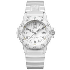 LUMINOX 雷明時SEA TURTLE 0300海龜系列腕錶-白x灰時標/39mm A0307.WO