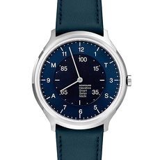 MONDAINE 瑞士國鐵Helvetica Regular智能錶-40mm/深藍 1R2S40.LD
