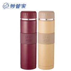 【妙管家】316超級不鏽鋼360ml真空保溫杯 紅