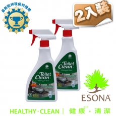 曜兆ESONA微泡沫天然環保獎浴廁清潔劑500ml-二入裝