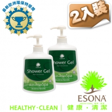 曜兆ESONA微泡沫天然環保獎沐浴露740ml-二入裝