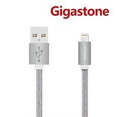 2入組】Gigastone Apple認證 鋁合金編織傳輸線 (1M+2M)