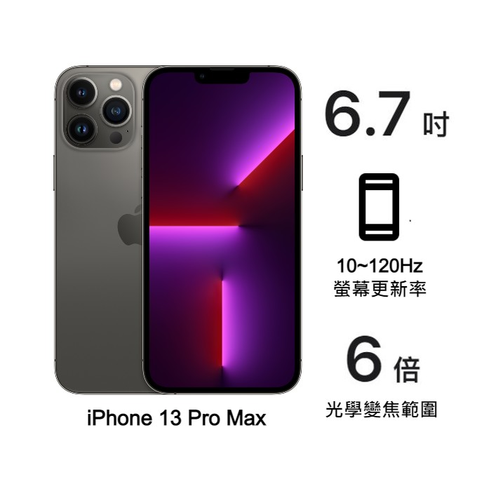Apple iPhone 13 Pro Max 256G (石墨)(5G)