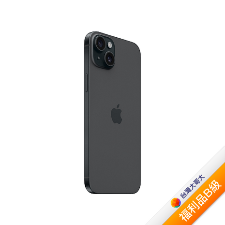 APPLE iPhone 15 Plus 128G (黑)(5G)【拆封福利品B級】