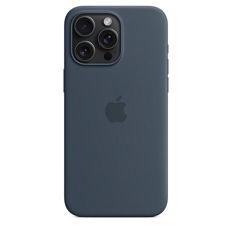 iPhone 15 Pro Max MagSafe 矽膠保護殼-風暴藍