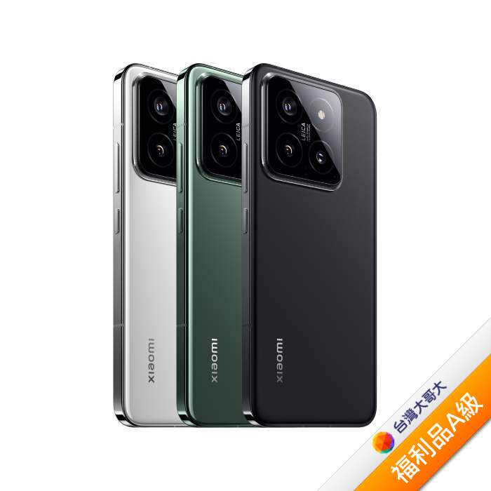 小米Xiaomi 14 12G/512G (黑)(5G)【拆封福利品A級】