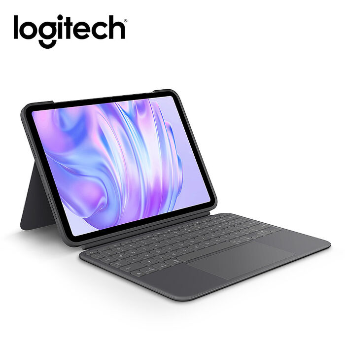 Logitech Combo Touch for iPad Pro M4 11吋-石墨灰