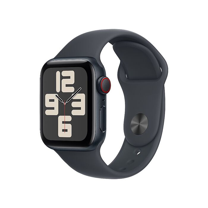 Apple Watch SE 2 LTE版 40mm(M/L)午夜色錶殼配午夜色運動錶帶(MXGD3TA/A)(2024)