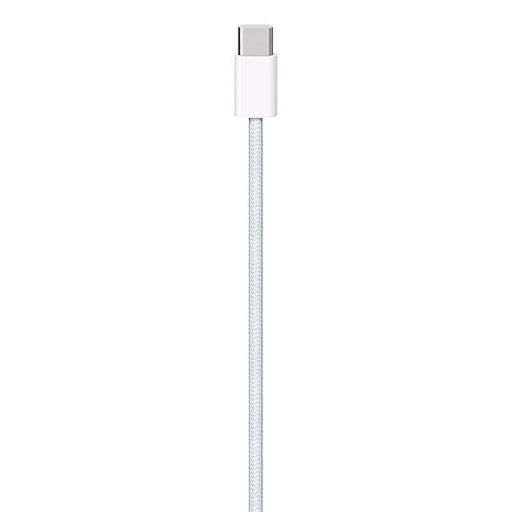 Apple原廠 USB-C to USB-C 編織傳輸充電線MW493FE/A 1M-白