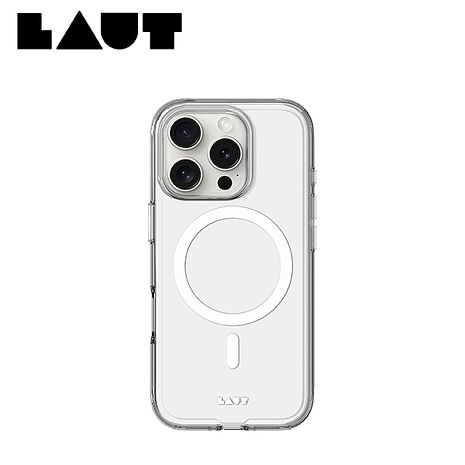 iPhone 16 Pro LAUT磁吸晶透保護殼-透明