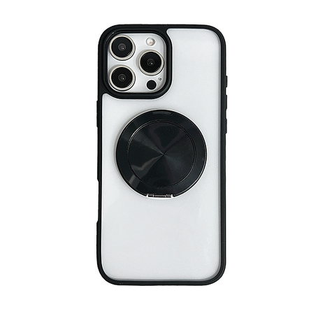 iPhone 16 Pro Max CASE SHOP 360度磁吸站立保護殼-透黑