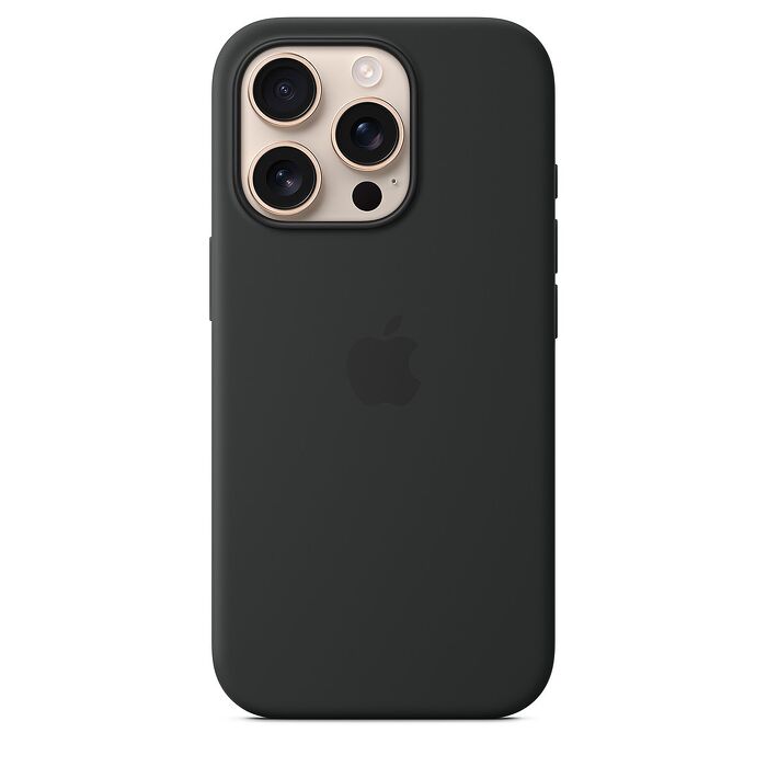 iPhone 16 Pro MagSafe 矽膠保護殼-黑色