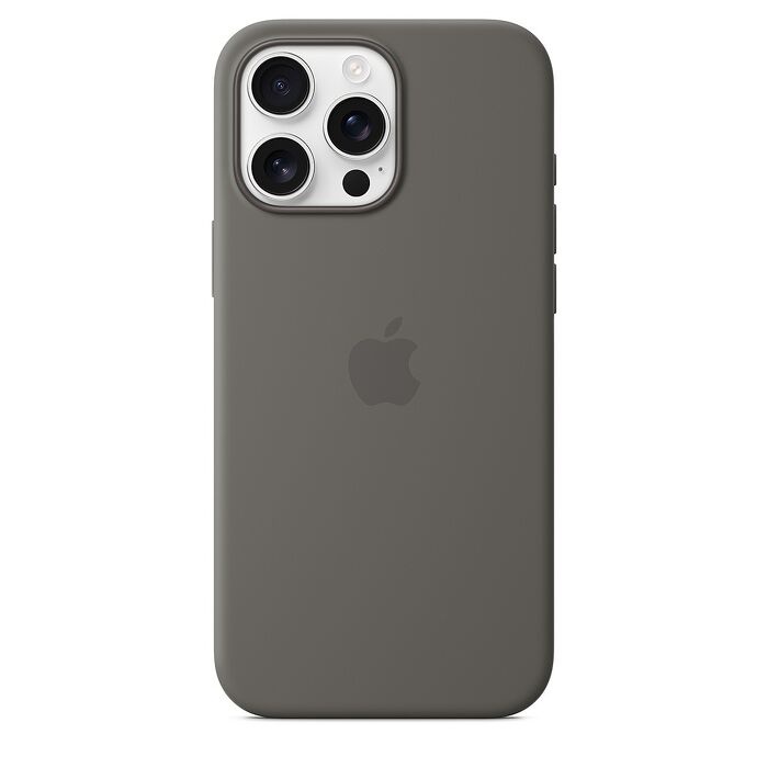 iPhone 16 Pro Max MagSafe 矽膠保護殼-灰石色