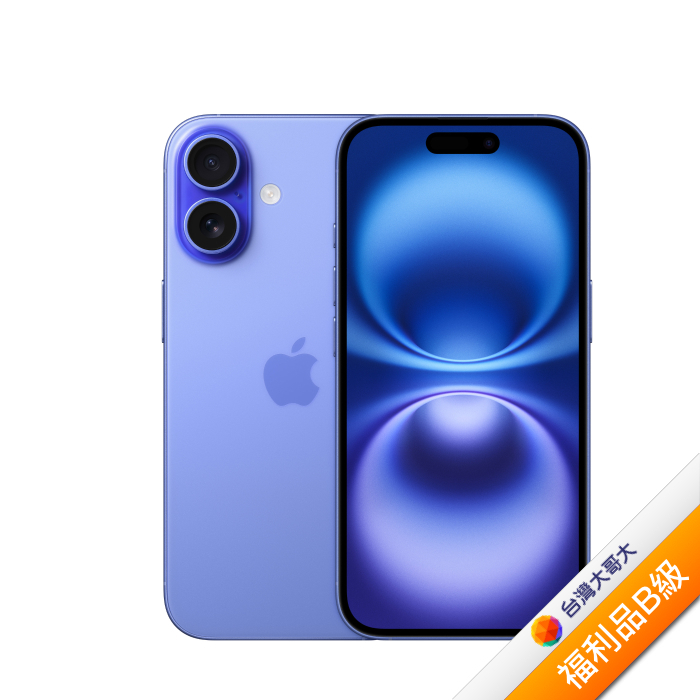 APPLE iPhone 16 Plus 128G (湛海藍)(5G)【拆封福利品B級】