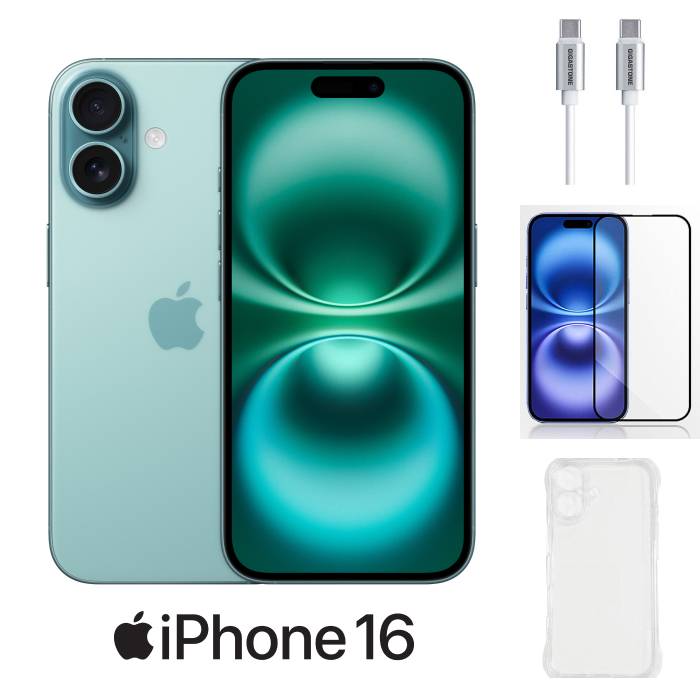 APPLE iPhone 16 256G (湖水綠)(5G)【超值配件組】
