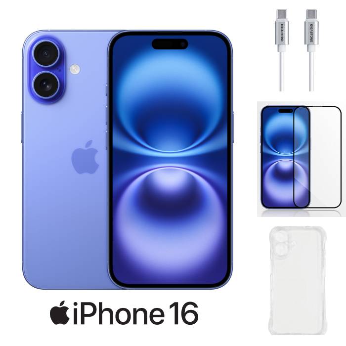 APPLE iPhone 16 256G (湛海藍)(5G)【超值配件組】