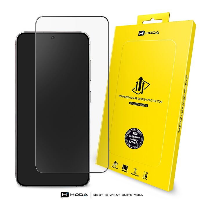 Samsung S25/S24 hoda滿版邊緣強化玻璃保護貼